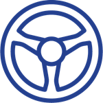 steering wheel icon